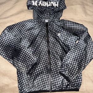 Hurley Black and White Polka Dot Jacket